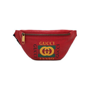 GUCCI Leather Belt Crossbody Bum Bag Body